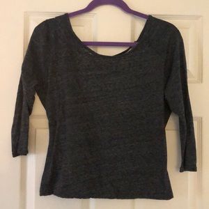 American Eagle dark grey top